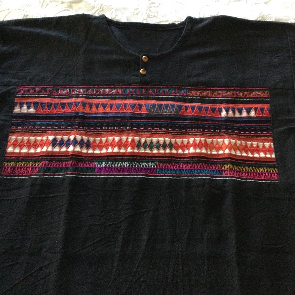 Men’s Handmade Linen Henley Shirt